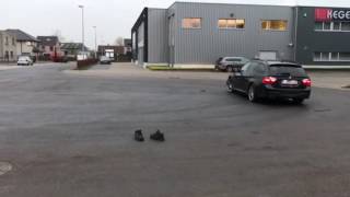 SOUNDCLIPZ // BMW E91 320d - Straight pipes before remap