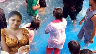 কি হচ্ছে এসব?pool party dance/water park @jamaitv2