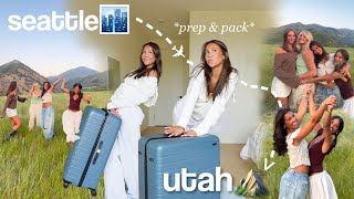 PREP & PACK WITH ME: haircut, shopping + first day in utah
