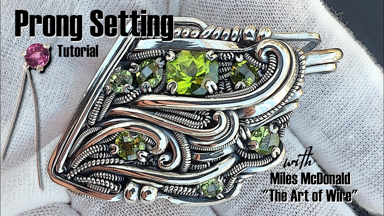 Wire Wrap Prong Setting Tutorial Youtube