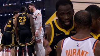 KD HAS TO STOP DRAYMOND & NURKIC FIGHT! FULL FIGHT! KLAY PUNCHES BALL! "Y'ALL NEED TO STOP!"