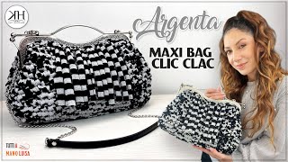 Maxi Borsa all'Uncinetto Clic Clac \