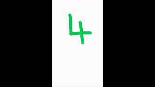 என 4. ஐ எழுதும் முறை.. How to write the Number 4#handwriting # Number writing# Number formation