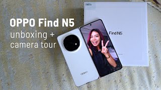 OPPO Find N5 unboxing + CAMERA tour!