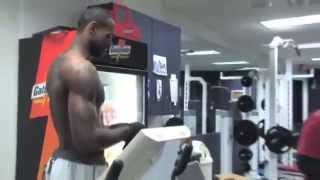 Lebron James game day weightroom workout