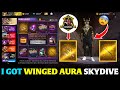 New Winged Aura Skydive 😍|| I Got Faded Wheel New Skydive Event 😱||#freefirenewevent #kakombandayt