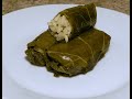 Dolmades (Greek stuffed grape leave) How to make Homemade Recipe video