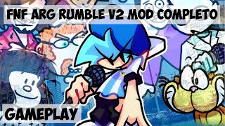 FNF ARG RUMBLE V2 GAMEPLAY COMPLETO!!! (Lunes a la Madrugada Re Manija)