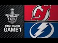 Palat powers Lightning to 5-2 win in Game 1