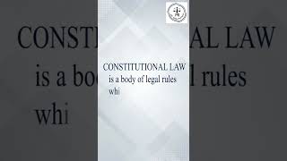 Meaning of the term Constitutional Law | Adv Melisa Rodrigues