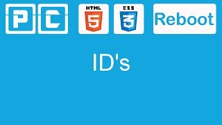 HTML5 and CSS3 beginners tutorial 22 - ID's