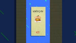 How much does your 20 Rs. vada pav actually cost?