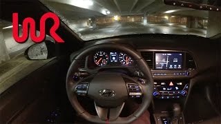 2017 Hyundai Elantra Sport (DCT) - POV Night Drive (Binaural Audio)