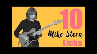 10 Mike Stern Jazz Fusion Guitar Licks