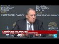 replay russian fm sergei lavrov holds press conference • france 24 english