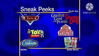 Sneak Peeks Menu to Toy Story 2: 2-Disc Special Edition 2005 DVD (September 27, 2005 version)