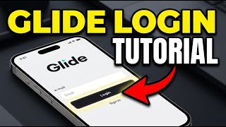 How to login to Glide for no-code app building - Easy Tutorial
