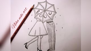 How to Draw a Love Couple Step by Step - Easy Drawing Tutorial #coupledrawing