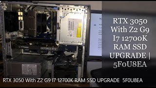 HP Z2 G9 i7-12700K RTX 3050 RAM SSD Upgrade |  5F0U8EA | HP Z2 G9 Workstation i9 12Th Gen