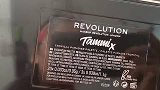 Tammix makeup revolution London eyeshadow palette#makeup#revolution#tammix#tropicalparadise