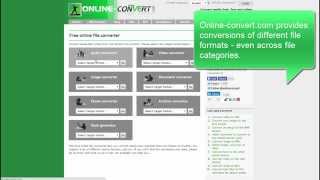 Online Convert Overview