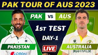 PAKISTAN VS AUSTRALIA 1ST TEST MATCH Live SCORES | PAK vs AUS LIVE COMMENTARY