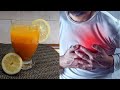 Turmeric drink. With honey and lemon, it is effective in preventing heart attacks and strokes.