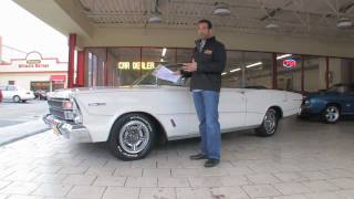 1966 Galaxie 500 Convertible for sale with test drive, driving sounds, and walk through video