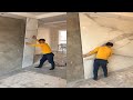 Young Man with great tiling skills -Great tiling skills -Great technique in construction PART 36