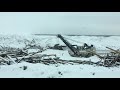 bucyrus 495 loading komatsu 930 haul trucks