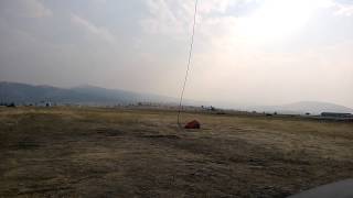 Bell 210 Bucket lift off