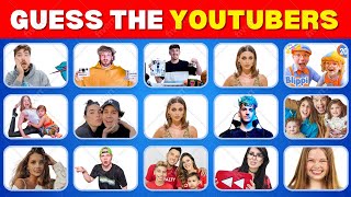 🔥Guess the YouTuber Challenge! (ULTIMATE) Can You Guess Them All?