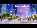 Evening Walk China Guangzhou 🇨🇳 广州 4K HDR 60fps Walking Tour