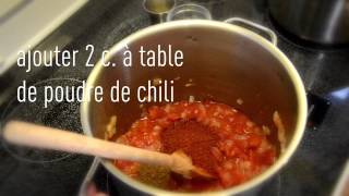 Cuisson 101: Chili végétarien