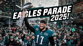 🏆 Eagles Super Bowl Parade 2025 | Best Highlights, Speeches \u0026 Fan Reactions from Philly! 🎉