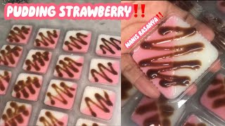 MANIS RASANYA‼️PUDDING STRAWBERRY‼️