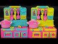 5 Minutes Satisfying with Unboxing Green&Yellow Kitchen Set! Amazing & Cute #asmr