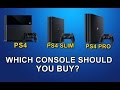 PS4 vs PS4 Slim vs PS4 Pro - Which Console Should You Buy? PS4 vs PS4 Slim vs PS4 Pro - Which Console Should You Buy?