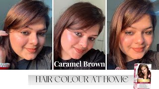 Loreal Paris Hair colour || 100% Grey Coverage || 5.32 Caramel Brown || Review and Try on