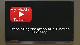 ALEKS | Translating the graph of a function: One step