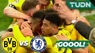 ¡LETAL! Adeyemi no perdona | Dortmund 1-0 Chelsea | Champions League 2022/23 - 8vos | TUDN