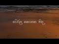 වෙරළ කොනක හිඳ Lyrics | Werala konaka hida Cover Lyrics ❤️🎧