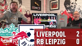 Mane & Salah Send Liverpool Through! | Liverpool 2-0 RB Leipzig | Liverpool Fan Goal Reactions