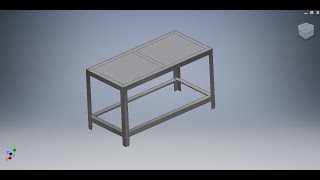 Autodesk Inventor Tutorial:  4 - Montagem: 4.2 Inserir estrutura em um esboço