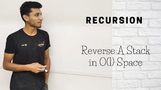 Reverse a Stack using Recursion