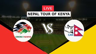 🔴LIVE KEN VS NEP | 2nd T20I | NEPAL TOUR OF KENYA 2022 | KENYA VS NEPAL | NEP VS CAN | T20 | NAIROBI