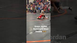Greys Jordan Burroughs Double!🤣🤼 2 tournament 5year old