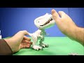 new zoomer chomplingz dinosaur stealthasaurus vs d rex jurassic park unboxing spin master