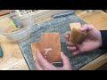 how to prepare leather for tooling