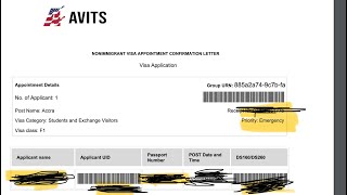 HOW TO REQUEST AN EMERGENCY VISA APPOINTMENT: THE NEW U.S. EMBASSY SYSTEM (AVITS)